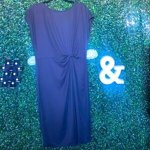 Athleisure Activewear Black Nordstroms Black cotton gathered waist dress